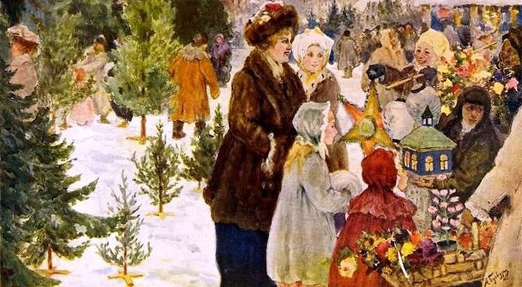 Рождественские угощения на Руси в 19 веке