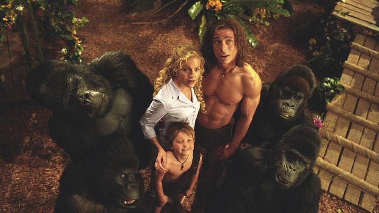 Каково было работать с животными на съемках «Джорджа из джунглей»?